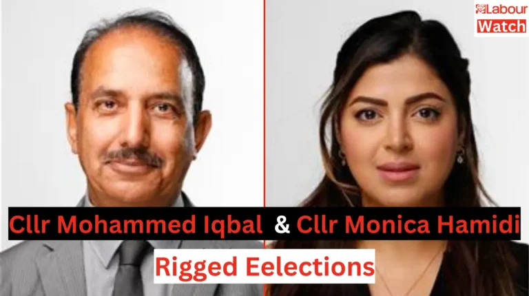 Labour Cllrs Mohammed Iqbal and Monica Hamidi Rigged Hanwell And North Greenford Elections