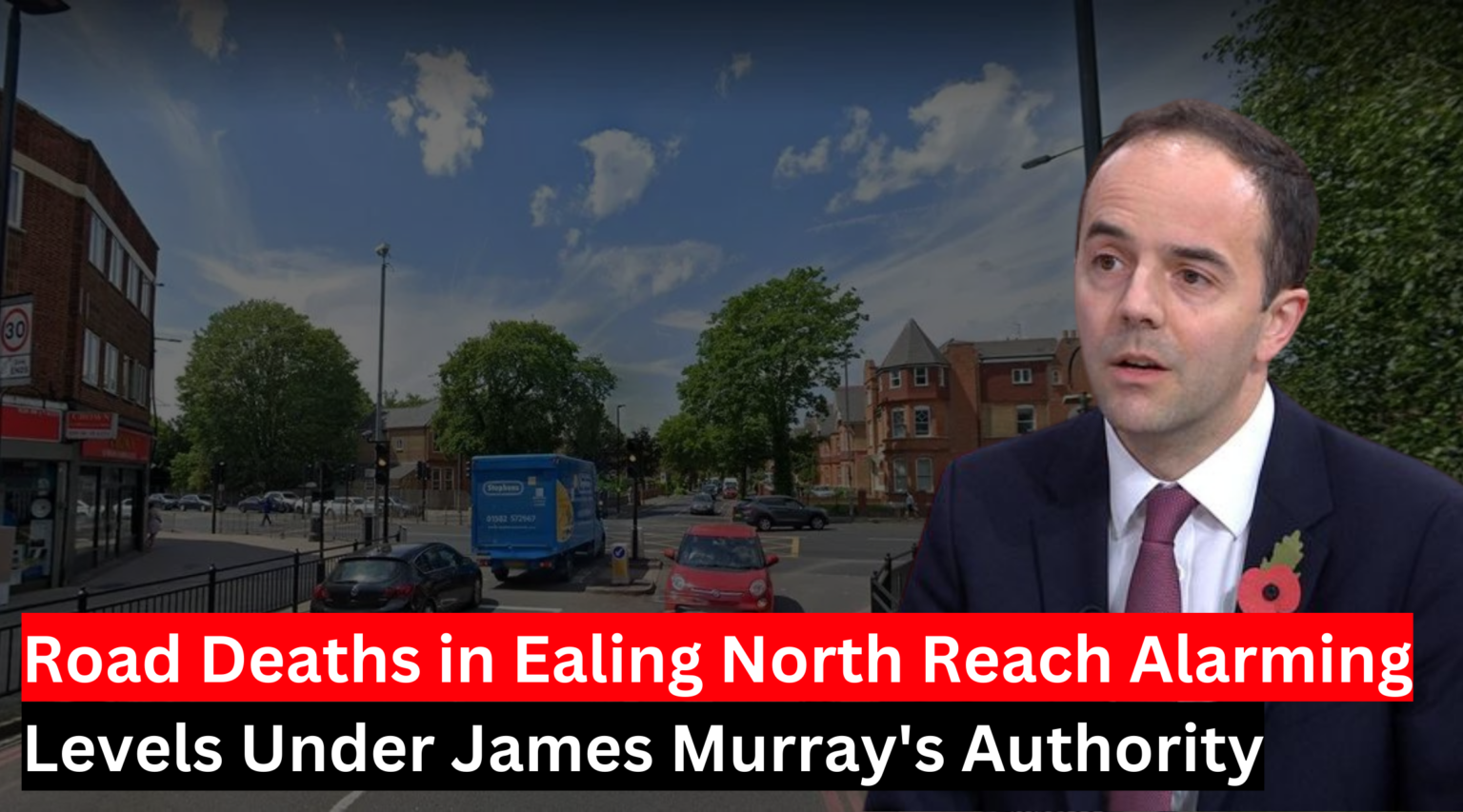 Road Deaths in Ealing North Reach Alarming Levels Under James Murray's Authority